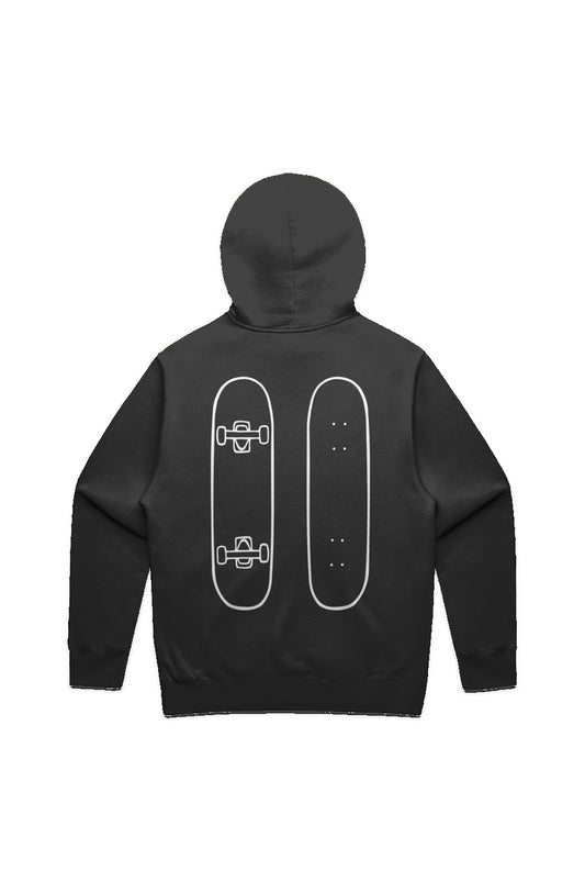 I Skateboard With My Fingers Relaxed Hoodie