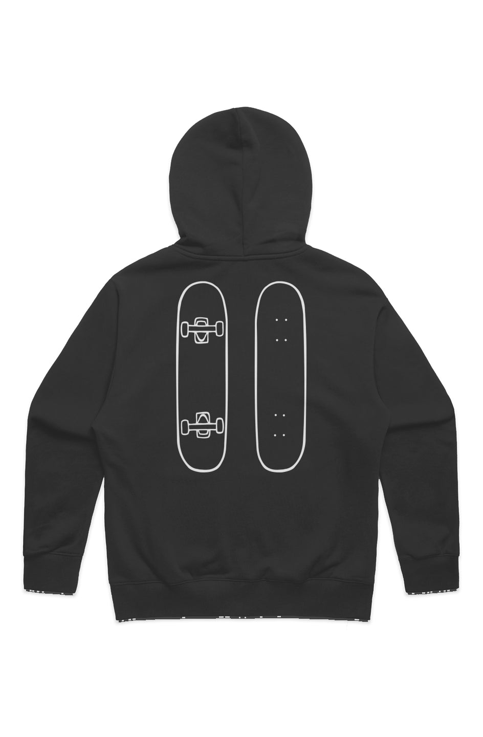 The Finger Skateboarder Classic Heavy Zip Premium Hoodie