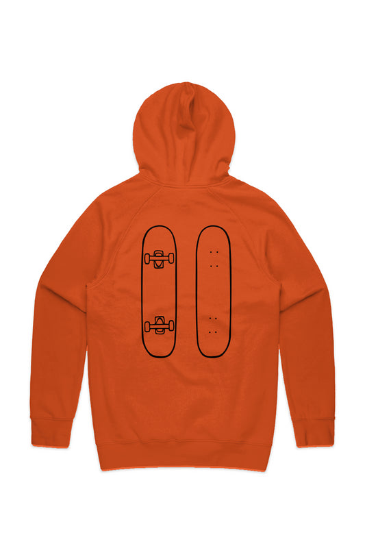 The Finger Skateboarder Classic Hoodie