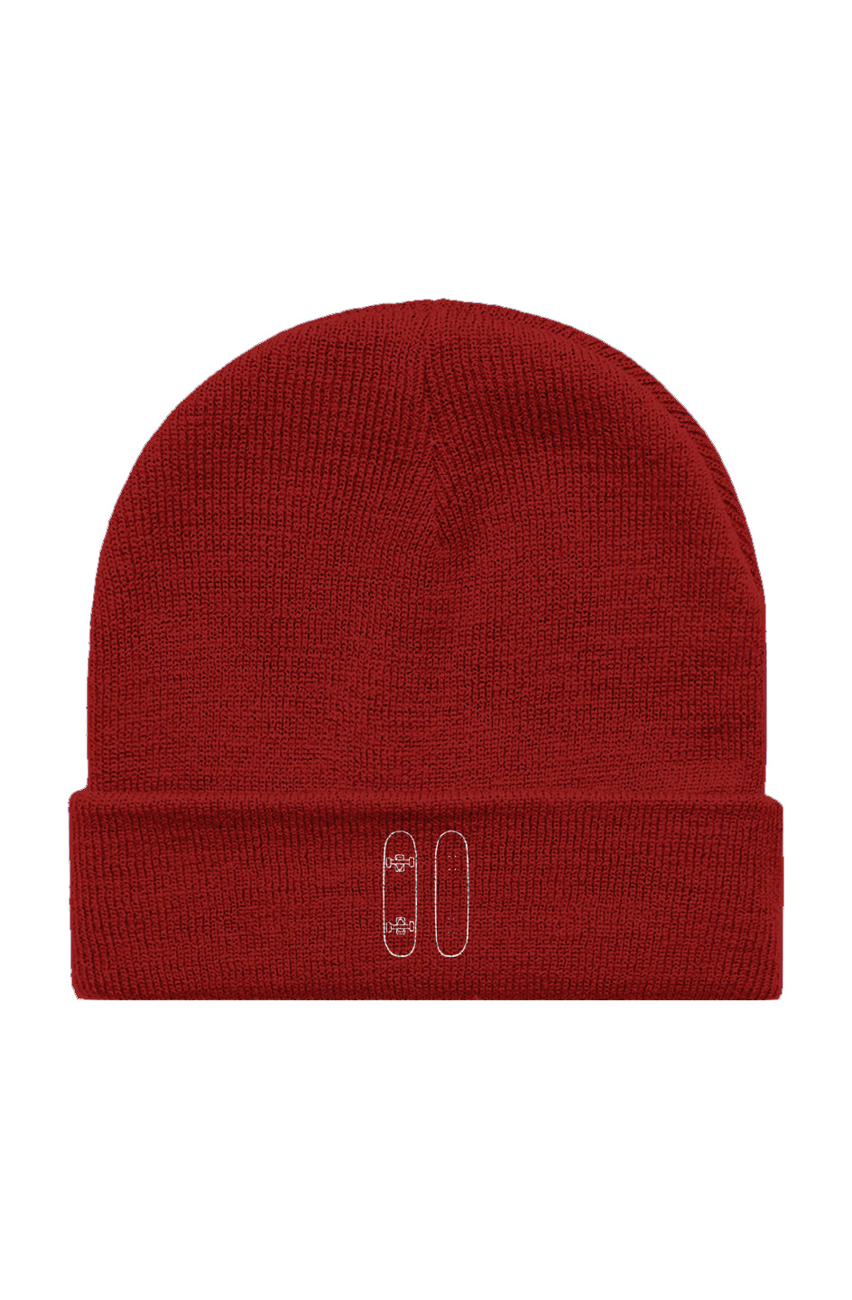 The Finger Skateboarder Cuff Beanie