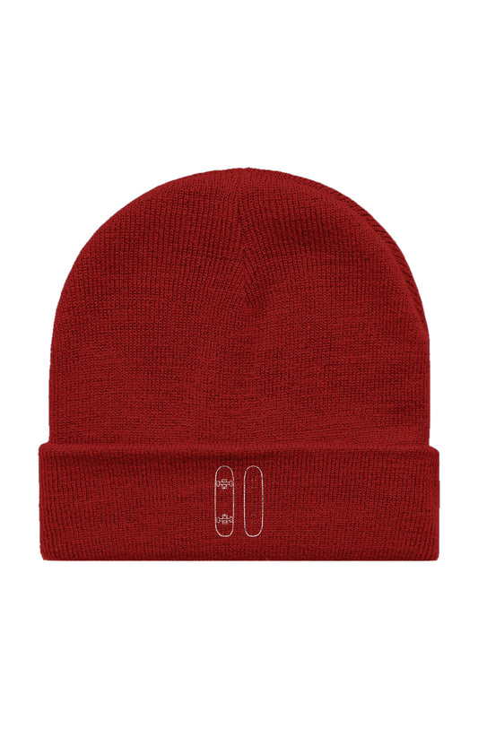The Finger Skateboarder Cuff Beanie