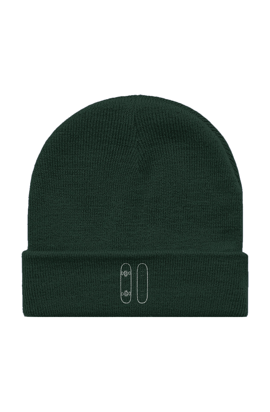 The Finger Skateboarder Cuff Beanie