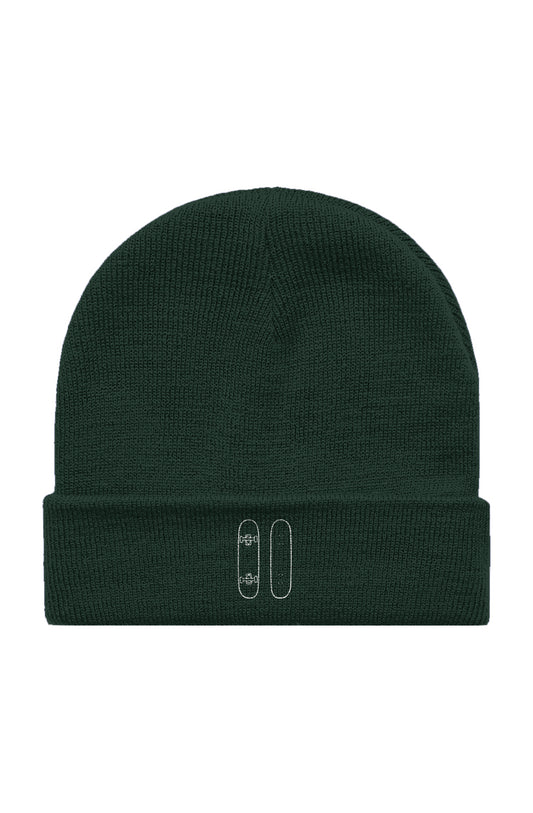 The Finger Skateboarder Cuff Beanie